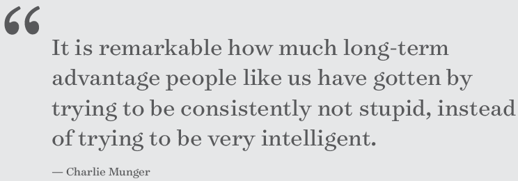 Charlie Munger on very intelligent people (;-)