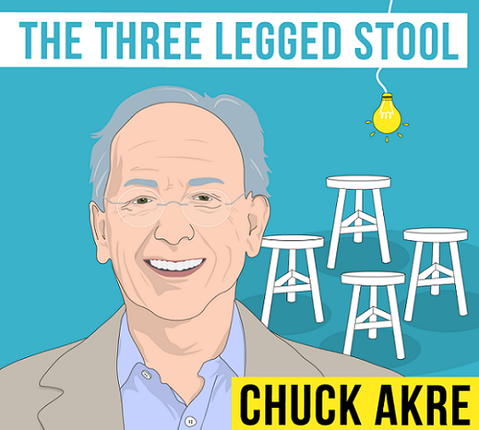 Chuck Akre - kind of a Genius (3 legged stool)